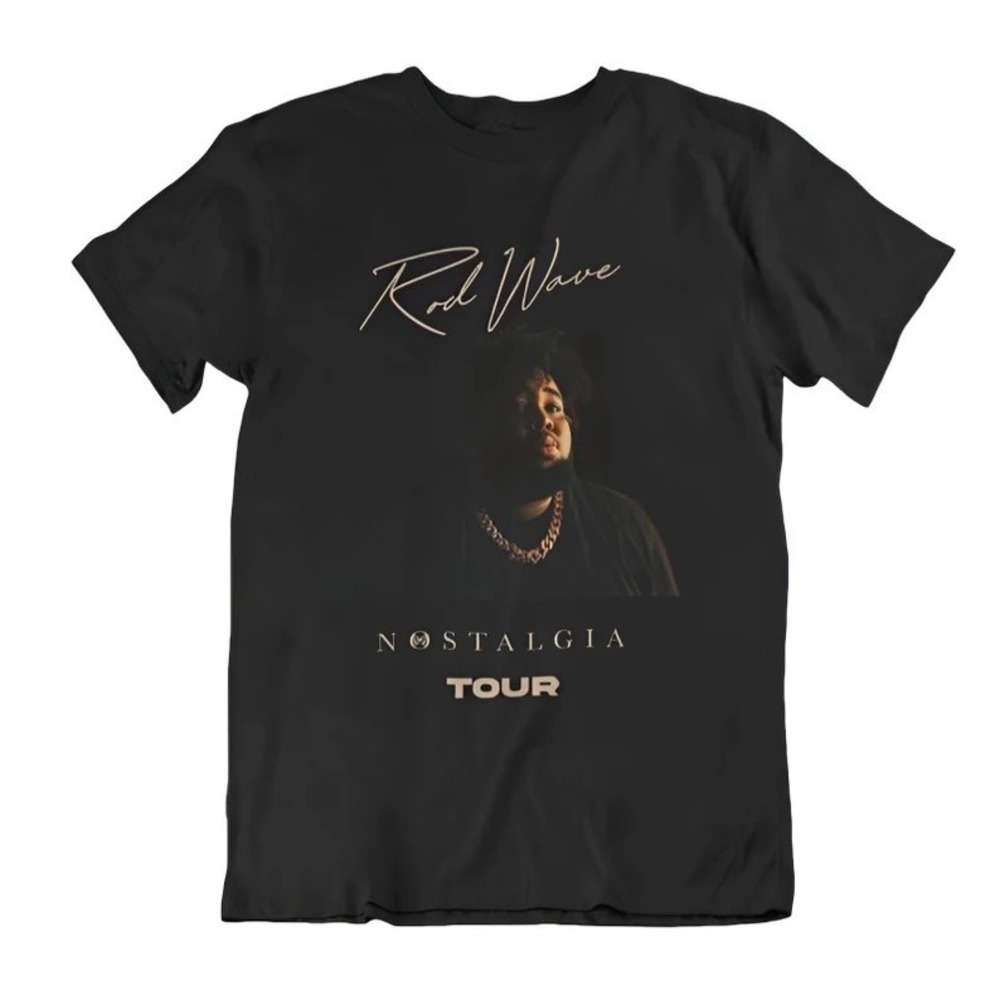 Rod Wave Nostalgia Tour T-Shirt Music Concert  Retro Rod Wave Nostalgia Tour